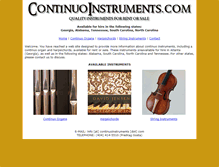 Tablet Screenshot of continuoinstruments.com